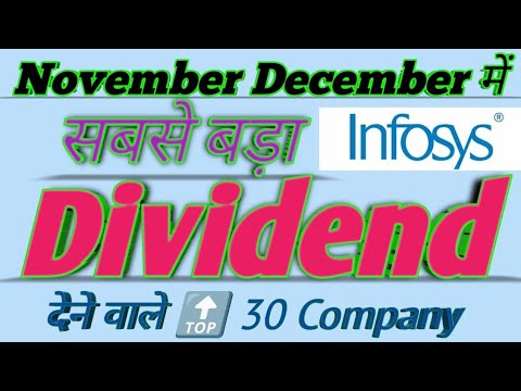 November, December 2025 , Ex Date 🌹 सबसे बड़ा डिविडेंड देने वाला टॉप 30 कंपनी