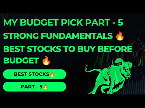 Best Stocks To Buy Before Budget | My Budget Pick Part – 5 | BUDGET PICKS