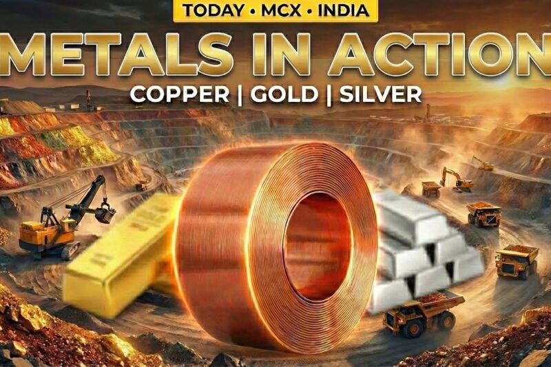 Copper, Gold & Silver in Focus Today 🚀 MCX Metal Market Update 💰🔥