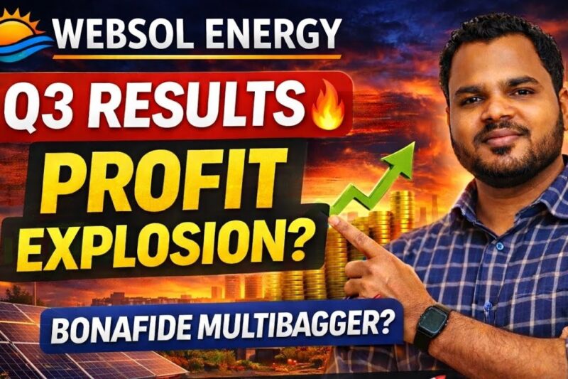 Websol Energy Q3 Results | Massive Profit Growth 🚀 | Solar Stock to Watch? ⚡