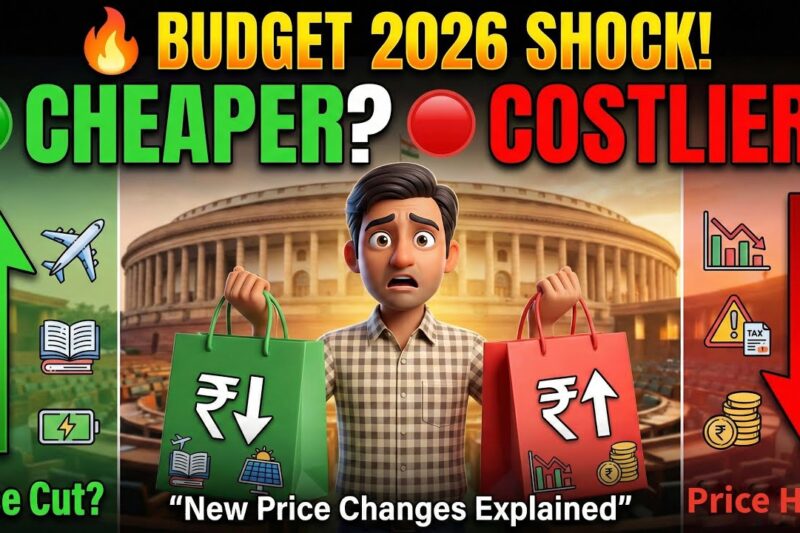 Budget 2026 SHOCKER? 😱 What Just Got Cheaper & Costlier? 😲🚨#Budget2026