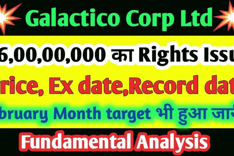 Galactico Share Rights Issue news.Galactico Corporate Rights Issue.Galactico Share Latest News.Smse.