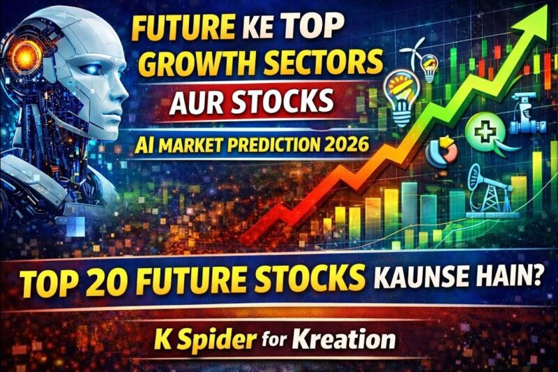 Future Ke Top Growth Sectors Aur Stocks | AI Market Prediction 2026 | K Spider For Kreation