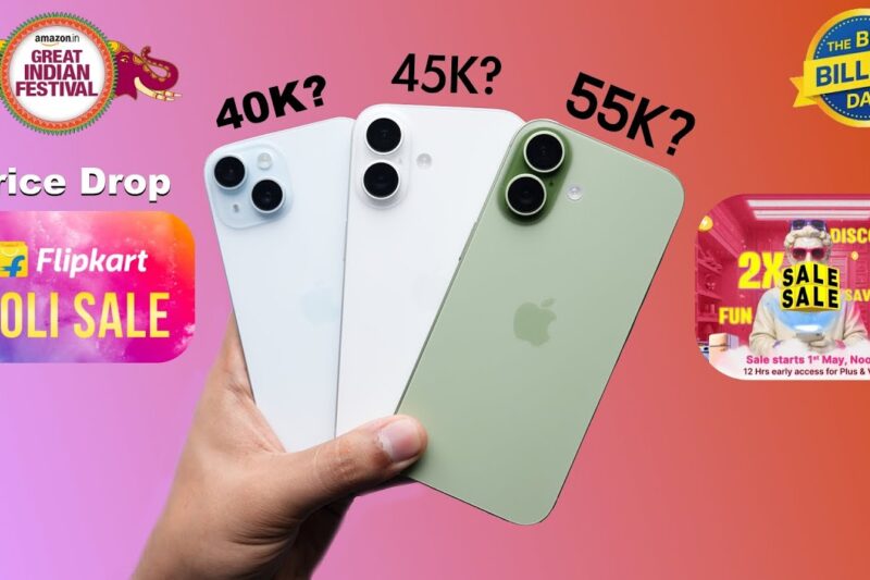 iPhone 17 in 55K, 16 in 45K BBD 2026? Flipkart Holi Sale iPhone Price Drops (HINDI)