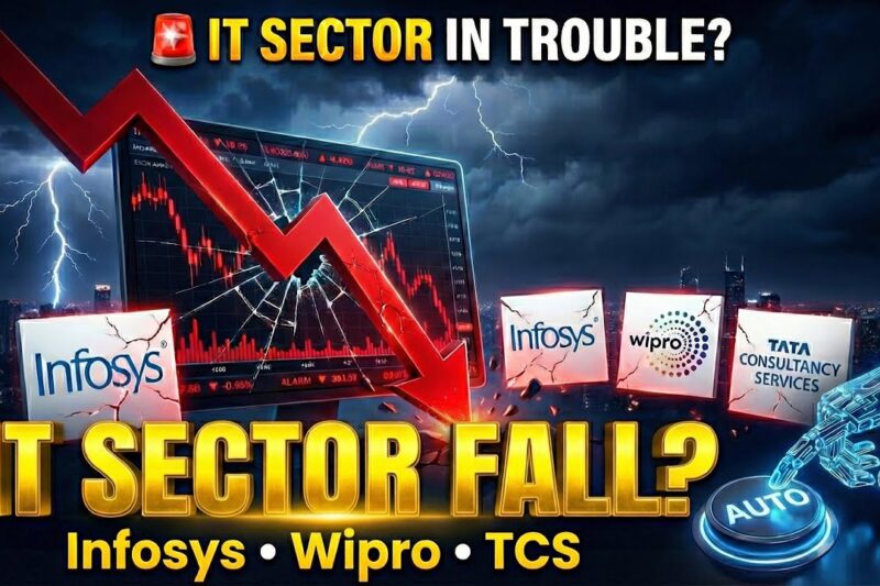 IT Sector Bloodbath? 😨 Biggest IT Sector Fall of the Year? 🚨 #niftyit #itsectorstocks