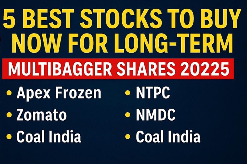 long term investment in stocks in india | 5 Best Stocks to Buy Now for Long-Term